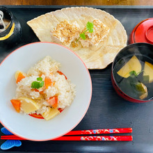 餅米がなくても美味しい筍強飯が簡単にできますよ。秘策はアレ\(^o^)/