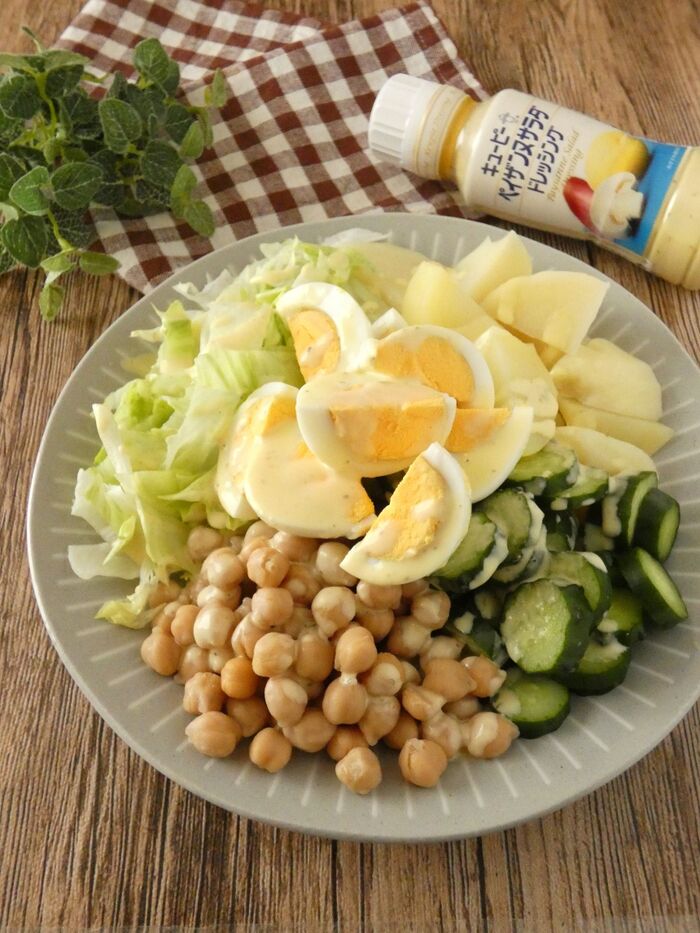 じゃが芋とひよこ豆のペイザンヌサラダ