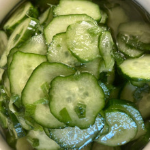 冷やして美味しいシソきゅうり♪