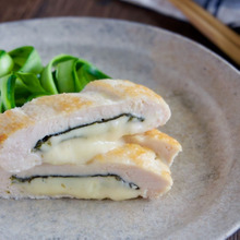 チーズで食べごたえアップ!ささみの海苔チーズはさみ焼き
