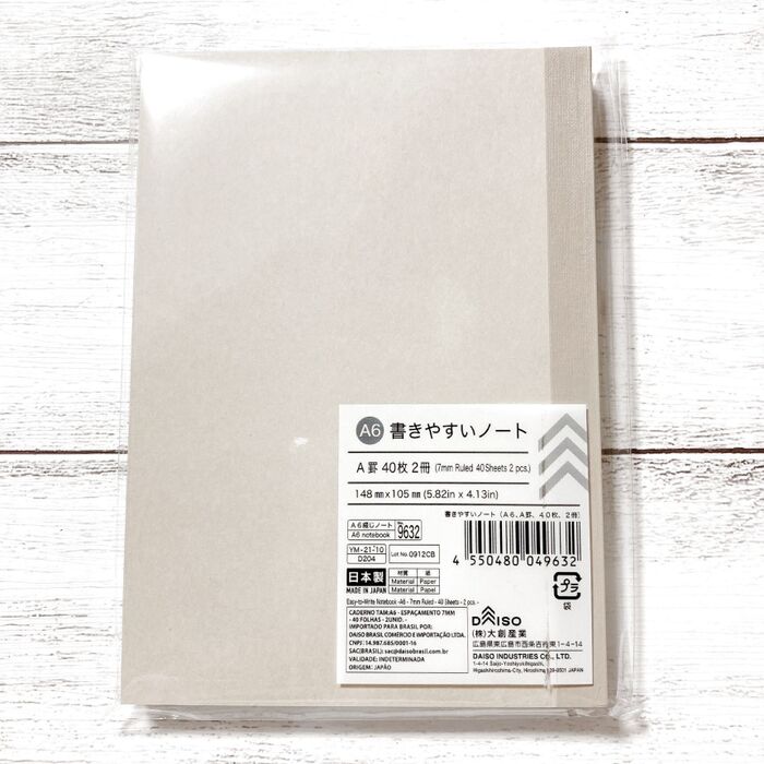 書き心地良し!110円で2冊入りのミニノート