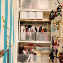 鏡裏収納は箱と端材でフル活用!細かなデッドスペースを消す方法