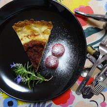 Tarte Vaudoise タルト・ヴォーワーズ 🍰🍮 💜🍳🍵💕