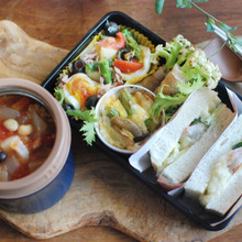 🎶今日の娘のサンドイッチ弁当🎶