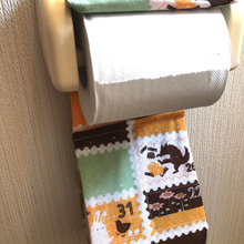お気に入りの手ぬぐいでサクッと作るペーパーホルダーカバー