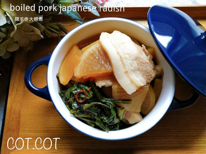★大根がいくらでも食べれちゃう!豚すき大根煮★
