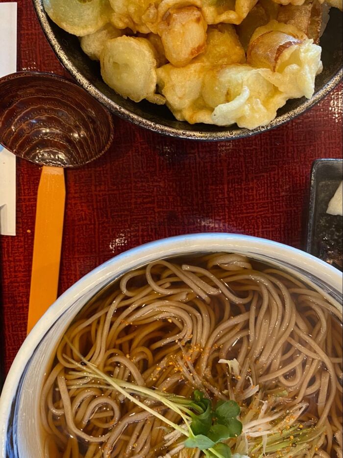 ネギのかき揚げ