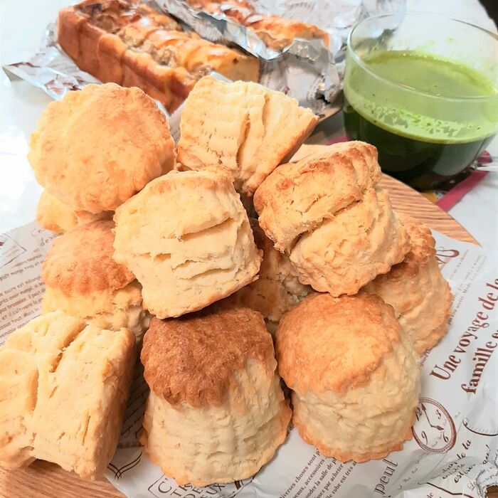 焼くまで10分!ぜったい腹割れ!プレーンスコーン