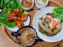 中華ランチセット~簡単!イカエビチリ…色鮮やか!かに玉チャーハン