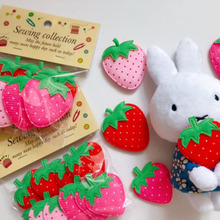 ワッツで見つけた♡ふわふわイチゴのデコパーツ♡