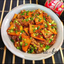 【おうち居酒屋ごはん】旬たけのこと豚バラの甘辛うまかシャン炒め