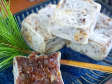 簡単!100均の粒あんで『きざみ栗入りきんつば』