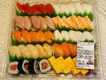 コストコのお寿司はネタが厚い!うまっ(^O^☆♪