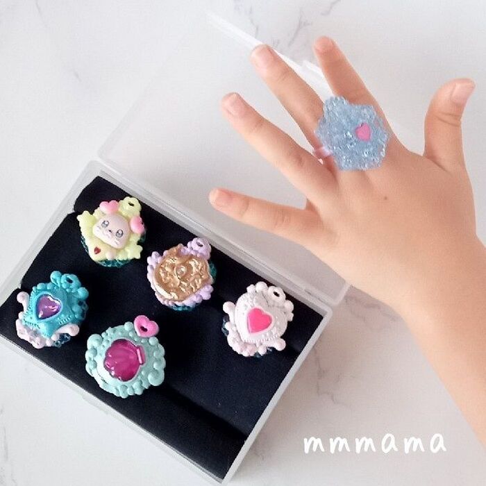 子供リングの収納にはコレがイイ!プリキュアハートクルリング収納