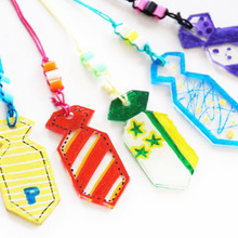 【子供工作】父の日手作りギフト!プラ板ストラップ