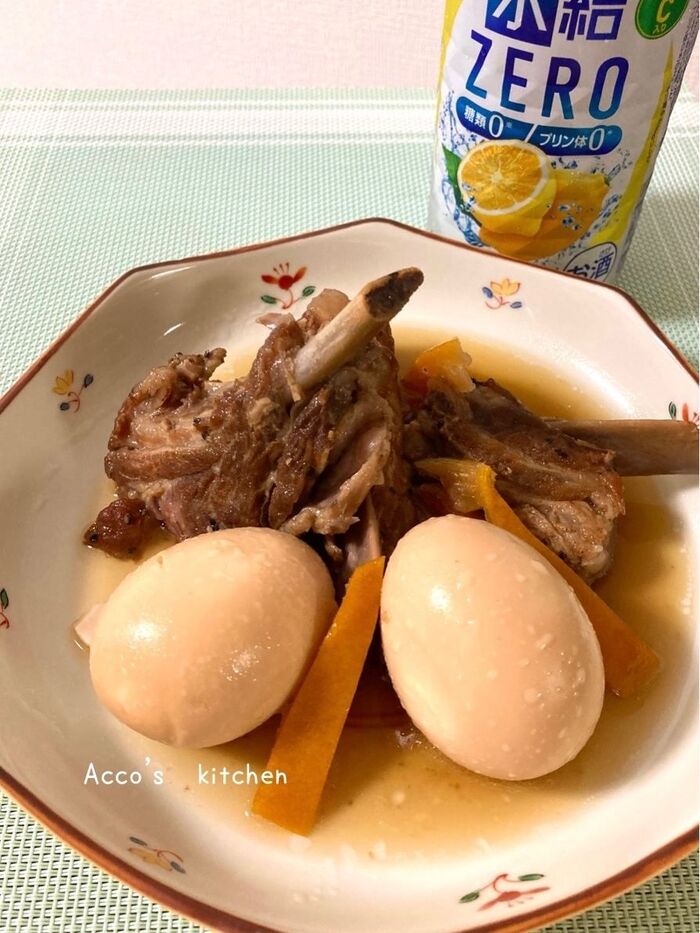 レモンサワーがピッタリ！ホロホロお肉♡スペアリブ煮込み【居酒屋レシピ】