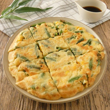 米粉でもっちり★いんげんとコーンのチヂミ