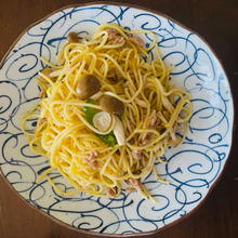 ツナとしめじの和風パスタ