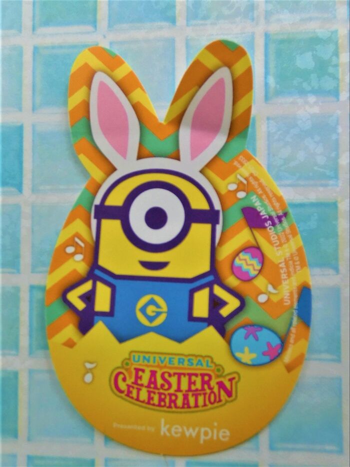 【USJ】イースターミニオンのシールが貰えるのは、今だけ!!