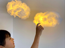 幻想的な雲のランプを作ってみた。