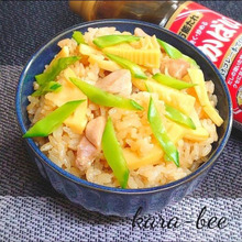 旬たけのこでめちゃウマ♪うまかシャンたけのこご飯