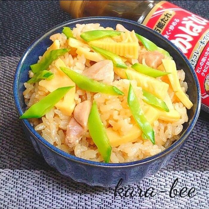 旬たけのこでめちゃウマ♪うまかシャンたけのこご飯