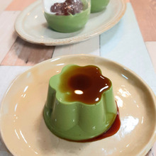 5分でできる♪材料4つ♪うちの抹茶ぷりん♪溶けないのでお弁当にも♪