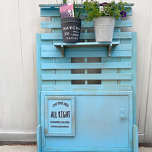 diyした棚をダイソーグッズ、ラッカーでおめかし