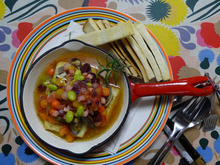 豆腐と浅利が出会った ajillo(アヒージョ) だじょ~