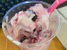 たった3分でベリーのフローズンヨーグルト♪