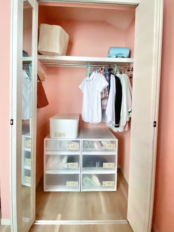 子ども部屋クローゼットを無印良品収納で整えました