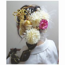 【成人式·卒業式·七五三】100均材料で作る和の髪飾り・・・①