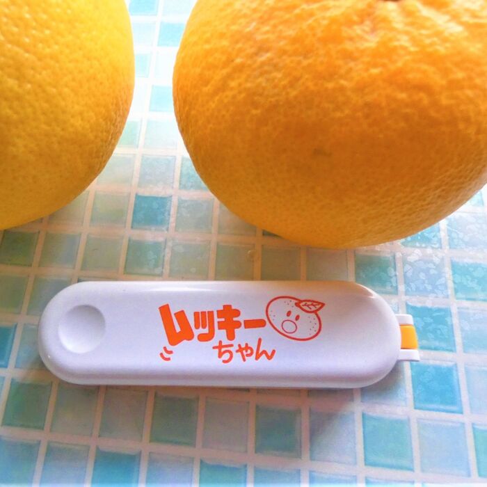 柑橘系が、楽に食べられるグッズ!ムッキーちゃん!
