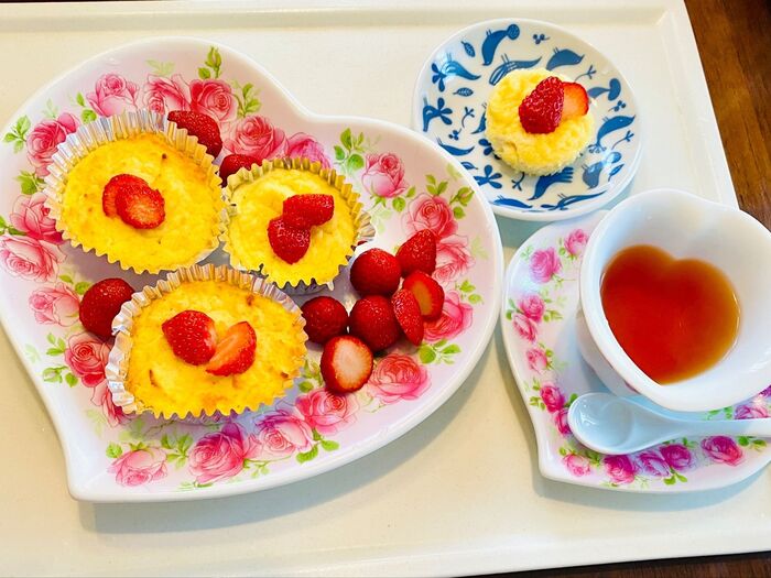 健診が近いので!とってもヘルシーおからDeレモンケーキ♪