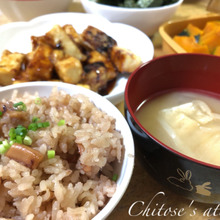 激うま❤︎するめげそ de 炊き込みご飯