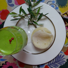 新玉ネギ 胡瓜 ホタテ貝(trio ensemble)