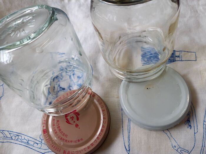 容器は煮沸消毒