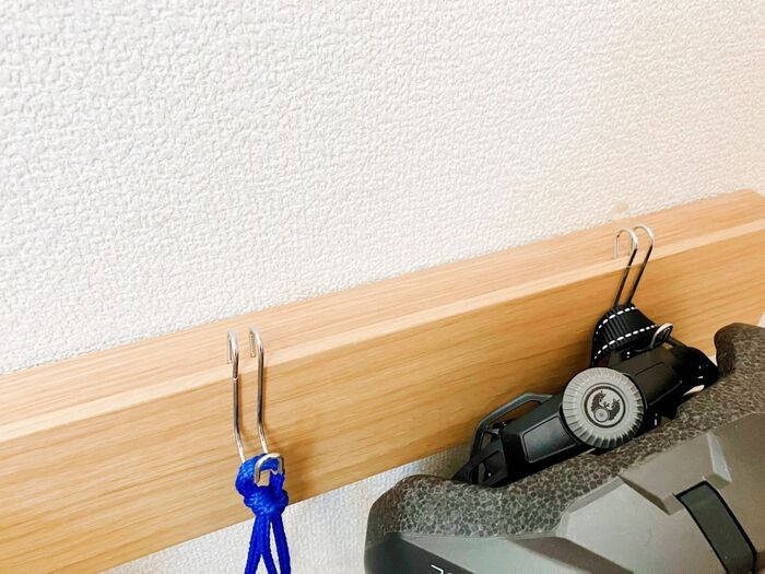 フックをつける
