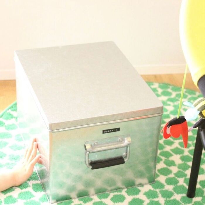 無印収納】リビングに堂々とおけるベビーお世話BOX