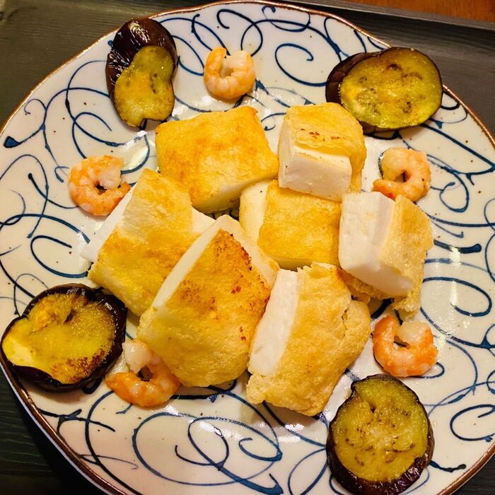 油揚げDEはんぺんの挟み揚げ\(^o^)/