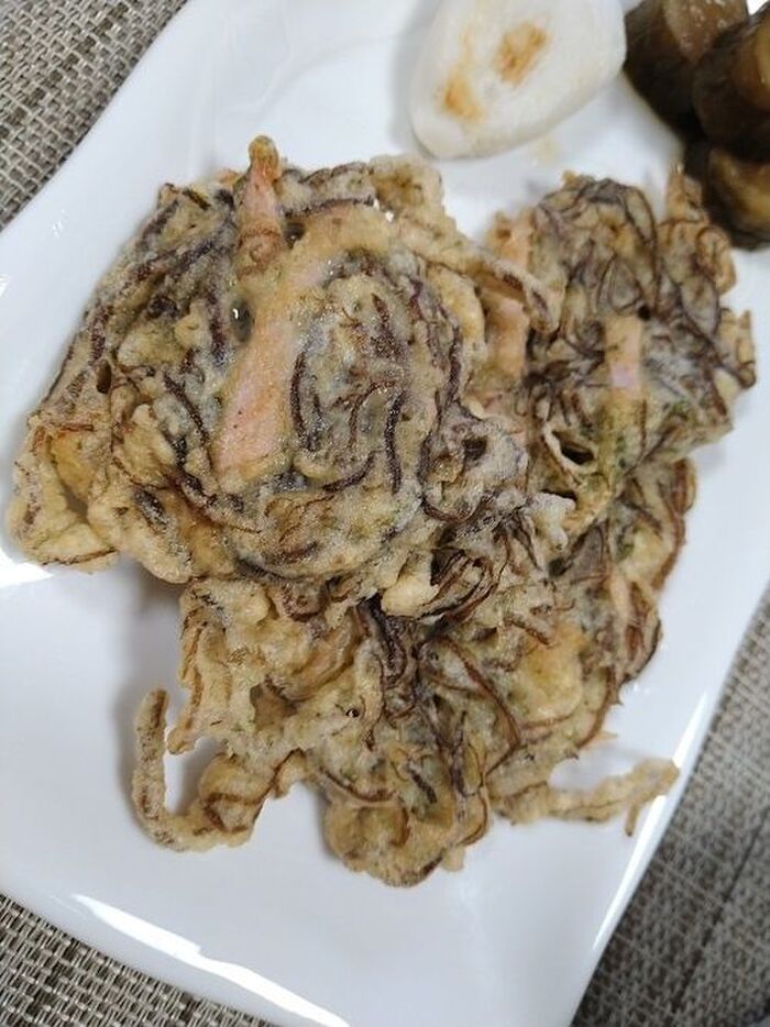 沖縄料理【もずくの天ぷら】