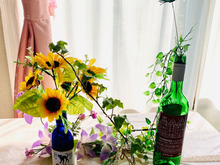 これを使っている方多いんじゃないかな〜空き瓶で花瓶♪