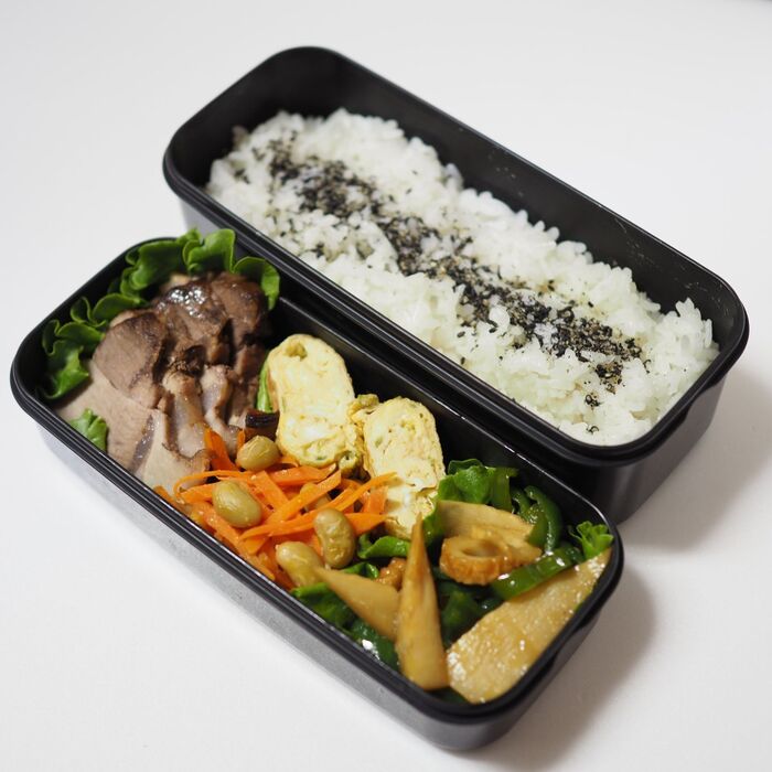 【受験フードなジミ弁】やる気アップ食材でしっかり集中お弁当