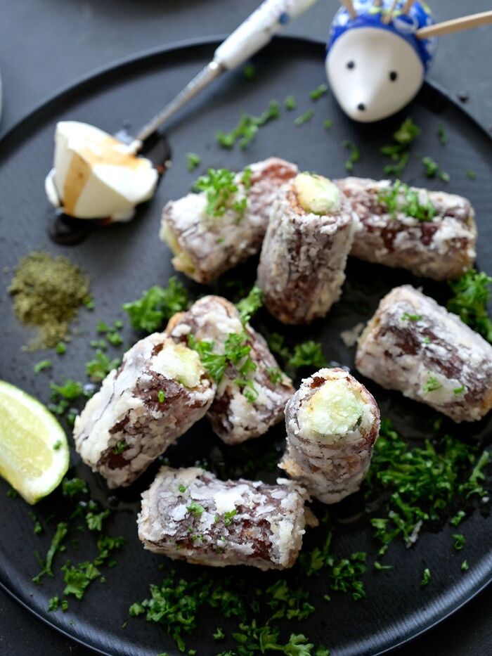 さめると美味しさ半減するので、あつあつのできたてをどうぞ!!