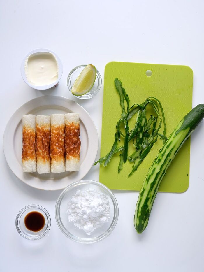 材料写真と作り方