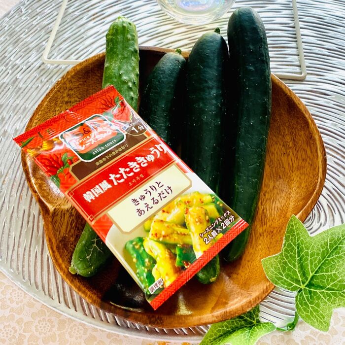 これぞ!韓国風たたききゅうり!やめられない〜とまらない〜
