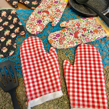 100均ハギレ&使い古しのタオルリメイク!手作りキッチンミトン(^○^)