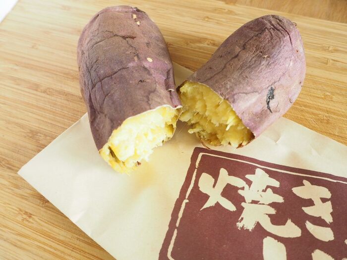 焼き芋、そのまま食べません!