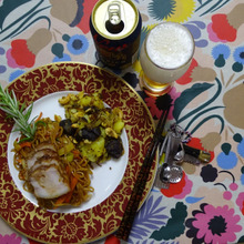 アールマサラ(Aloo Masala)に寄り添う。。。そば焼きインディアン