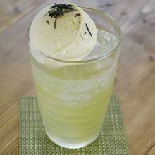おうちdeカフェ ~煎茶のクリームソーダの作り方~